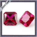 Forme carrée Asscher Cut Pigeon Blood 5 # Ruby